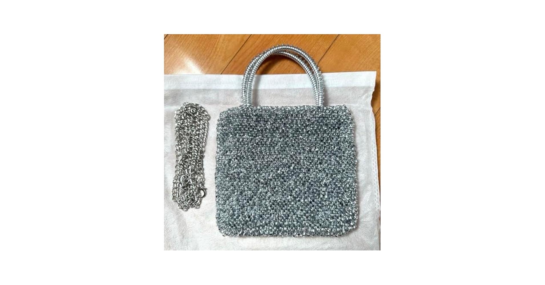 アンテプリマ風 ビーズワイヤーバッグ アンテプリマ風ビーズワイヤーバッグ - メルカリ